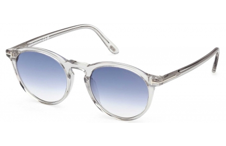 Gafas de Sol - Tom Ford - FT0904 AURELE - 20W  SHINY TRANSPARENT GREY // BLUE GRADIENT