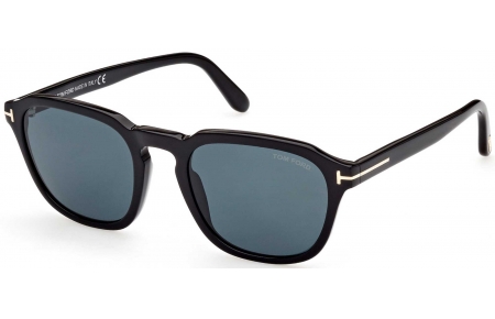 Gafas de Sol - Tom Ford - FT0931 AVERY - 01V  SHINY BLACK // BLUE