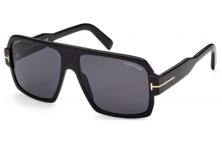 Gafas de Sol - Tom Ford - FT0933 CAMDEN - 01A  SHINY BLACK // GREY