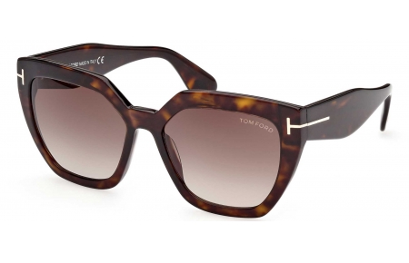 Gafas de Sol - Tom Ford - FT0939 PHOEBE - 52K  DARK HAVANA // ROVIEX GRADIENT