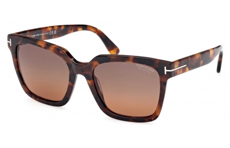 Gafas de Sol - Tom Ford - FT0952 SELBY - 52H  DARK HAVANA // BROWN POLARIZED