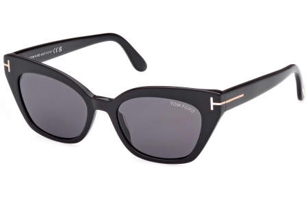 Gafas de Sol - Tom Ford - FT1031 JULIETTE - 01A  SHINY BLACK // GREY