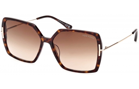 Gafas de Sol - Tom Ford - FT1039 JOANNA - 52F  DARK HAVANA // BROWN GRADIENT