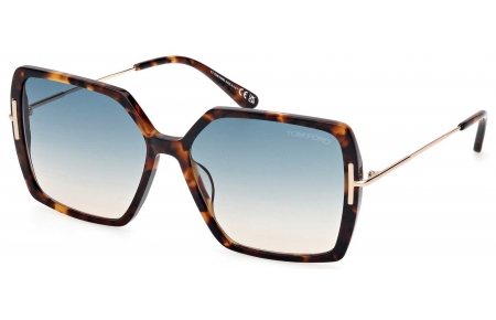 Gafas de Sol - Tom Ford - FT1039 JOANNA - 52P  DARK HAVANA // GREEN GRADIENT