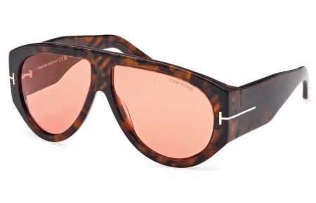 Gafas de Sol - Tom Ford - FT1044 BRONSON - 52S  DARK HAVANA // LIGHT BURGUNDY