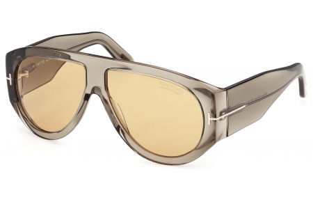 Gafas de Sol - Tom Ford - FT1044 BRONSON - 93E  SHINY TRANSPARENT BROWN // BROWN PHOTOCROMIC