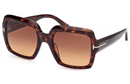 Gafas de Sol - Tom Ford - FT1082 KAYA - 52F  DARK HAVANA // BROWN GRADIENT