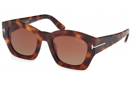 Gafas de Sol - Tom Ford - FT1083 GUILLIANA - 53F  HAVANA // BROWN GRADIENT