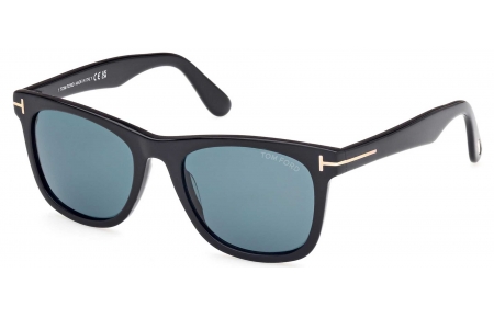 Gafas de Sol - Tom Ford - FT1099 KEVYN - 01N  SHINY BLACK // GREEN
