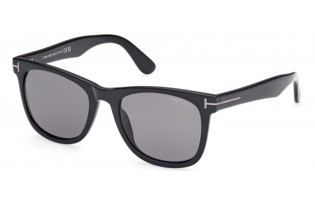 Gafas de Sol - Tom Ford - FT1099-N KEVYN - 01D  SHINY BLACK // GREY POLARIZED