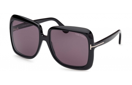 Gafas de Sol - Tom Ford - FT1156 LORELAI - 01A  SHINY BLACK // GREY