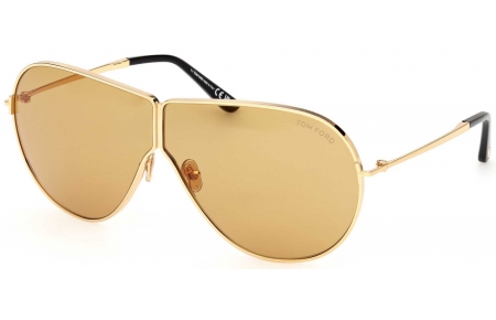 Gafas de Sol - Tom Ford - FT1158 KEATING - 30E  SHINY GOLD // LIGHT BROWN