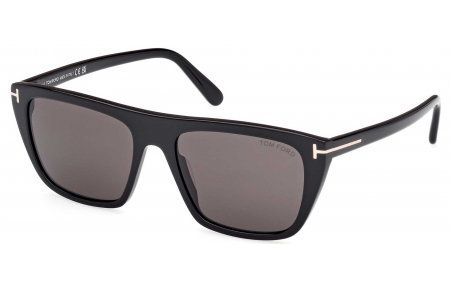 Gafas de Sol - Tom Ford - FT1175 ASLAN - 01A  SHINY BLACK // GREY