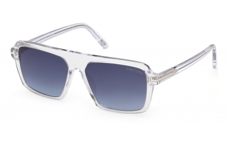 Gafas de Sol - Tom Ford - FT1176 VINCENT - 26W  CRYSTAL // BLUE GRADIENT