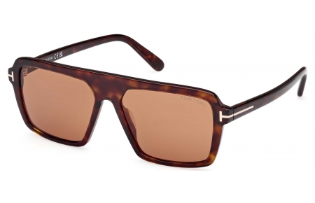 Gafas de Sol - Tom Ford - FT1176 VINCENT - 52E  DARK HAVANA // BROWN