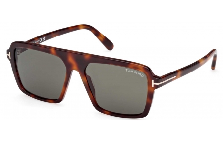 Gafas de Sol - Tom Ford - FT1176 VINCENT - 53N  HAVANA // GREEN