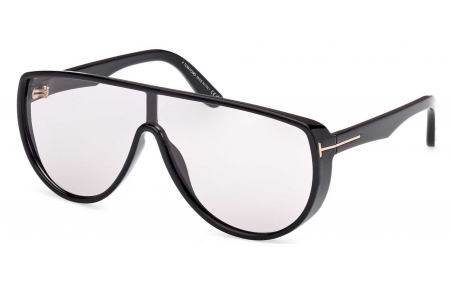 Gafas de Sol - Tom Ford - FT1182 ACHILLES - 01A  SHINY BLACK // GREY PHOTOCHROMATIC