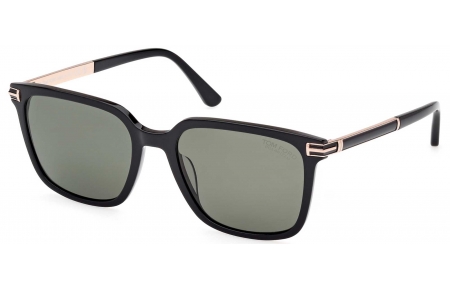 Gafas de Sol - Tom Ford - FT1183 JOCHEM - 01R  SHINY BLACK // GREEN POLARIZED
