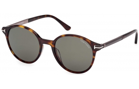 Gafas de Sol - Tom Ford - FT1184 ARAKI - 52N  DARK HAVANA // GREEN