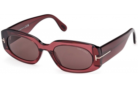 Gafas de Sol - Tom Ford - FT1187 CIELLE - 69E  SHINY BORDEAUX // BROWN