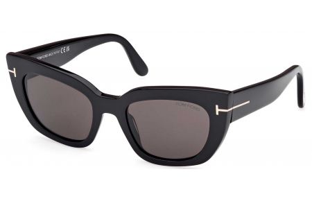 Gafas de Sol - Tom Ford - FT1190 ATHENA - 01A  SHINY BLACK // GREY
