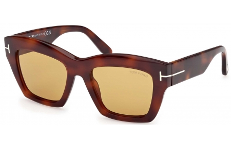 Gafas de Sol - Tom Ford - FT1191 LUNA - 53E  HAVANA // LIGHT BROWN