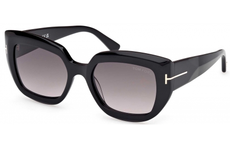 Gafas de Sol - Tom Ford - FT1192 SALTZMAN - 01B  SHINY BLACK // GREY GRADIENT