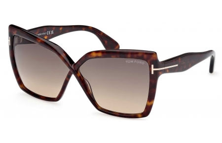Gafas de Sol - Tom Ford - FT1195 FIORE - 52B  DARK HAVANA // GREY GRADIENT