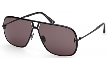 Gafas de Sol - Tom Ford - FT1204 STAVROS - 01A  SHINY BLACK // GREY