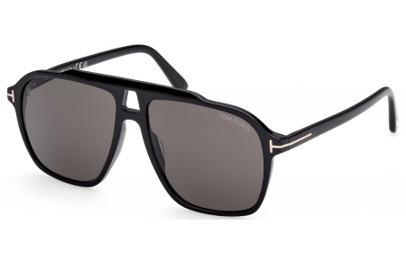 Gafas de Sol - Tom Ford - FT1209 AUTARI - 01A  SHINY BLACK // GREY