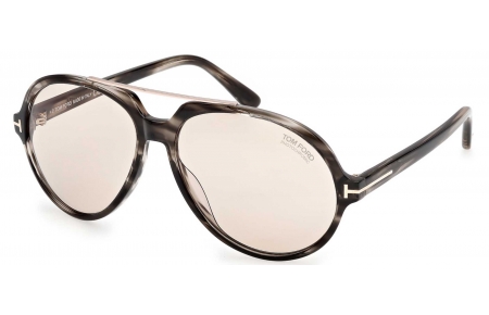 Gafas de Sol - Tom Ford - FT1210 AALTO - 56E  HAVANA GREY // BROWN PHOTOCROMIC