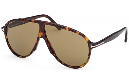 Gafas de Sol - Tom Ford - FT1211 VLADIMIR - 52N  DARK HAVANA // GREEN