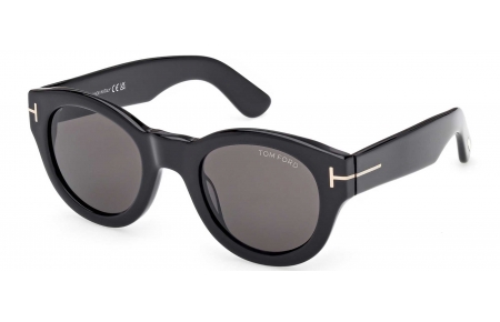 Gafas de Sol - Tom Ford - FT1212 LUCINDA - 01A  SHINY BLACK // GREY