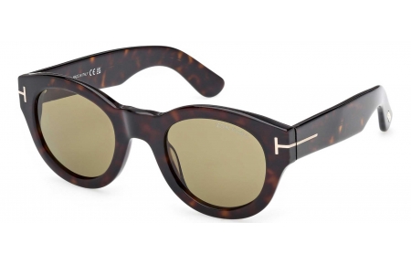 Gafas de Sol - Tom Ford - FT1212 LUCINDA - 52N  DARK HAVANA // GREEN