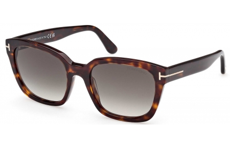 Gafas de Sol - Tom Ford - FT1216 HAYLAY - 52B  DARK HAVANA // GREY GRADIENT