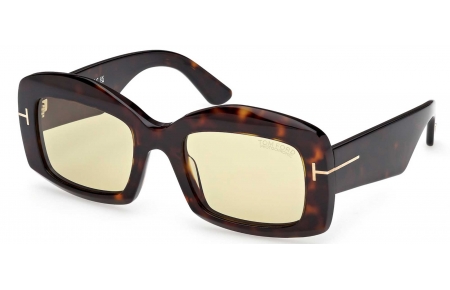 Gafas de Sol - Tom Ford - FT1218 VENETIA - 52E  DARK HAVANA // YELLOW PHOTOCHROMATIC