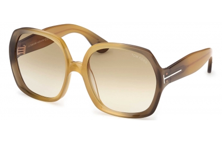 Gafas de Sol - Tom Ford - FT1221 SAFFRON - 41F  YELLOW GRADIENT // BROWN GRADIENT