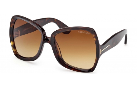 Gafas de Sol - Tom Ford - FT1222 JERRY - 52F  DARK HAVANA // BROWN GRADIENT