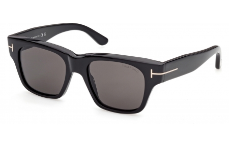Gafas de Sol - Tom Ford - FT1280 CAINE-02 - 01A  SHINY BLACK // GREY