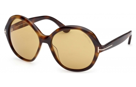 Gafas de Sol - Tom Ford - FT1282 ANNABELLE-02 - 52E  DARK HAVANA // LIGHT BROWN