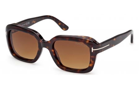 Gafas de Sol - Tom Ford - FT1283 NATALIA-02 - 52F  DARK HAVANA // BROWN GRADIENT