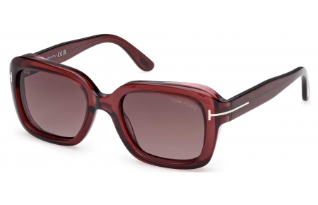 Gafas de Sol - Tom Ford - FT1283 NATALIA-02 - 69T  SHINY BORDEAUX // BORDEAUX GRADIENT