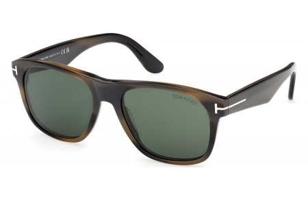 Gafas de Sol - Tom Ford - FT1284 MARLON-02 - 55N  DARK HAVANA // GREEN