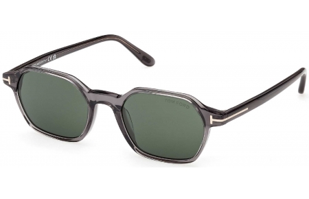 Gafas de Sol - Tom Ford - FT1301 JOEY-02 - 20N SHINY GREY // GREEN