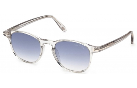 Gafas de Sol - Tom Ford - FT1302 HOLT-02 - 20W  SHINY LIGHT GREY // BLUE GRADIENT