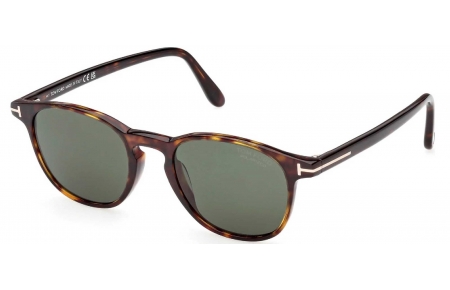Gafas de Sol - Tom Ford - FT1302 HOLT-02 - 52R DARK HAVANA // GREEN POLARIZED