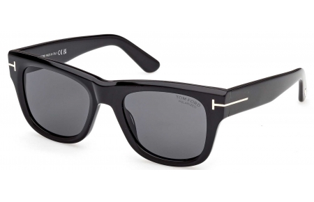 Gafas de Sol - Tom Ford - FT1304 FINN-02 - 01D  SHINY BLACK // GREY POLARIZED