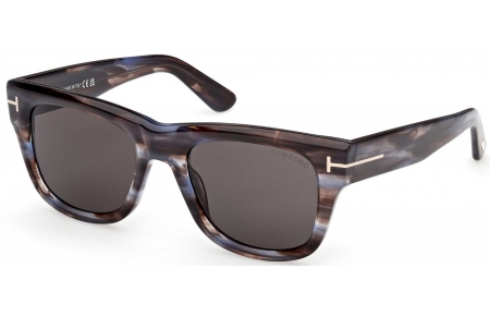 Gafas de Sol - Tom Ford - FT1304 FINN-02 - 55A  STRIPED MULTICOLOR // DARK GREY