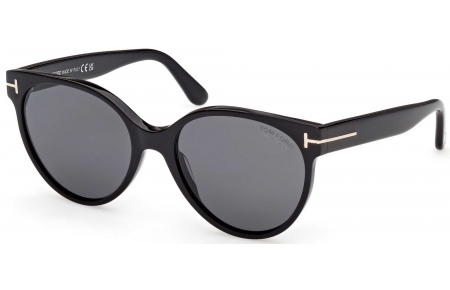 Gafas de Sol - Tom Ford - FT1311 TALLULAH-02 - 01D  SHINY BLACK // GREY POLARIZED