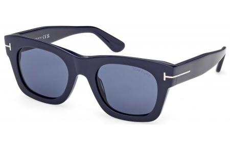 Gafas de Sol - Tom Ford - FT1314 EMMA-02 - 90V  SHINY BLUE // BLUE